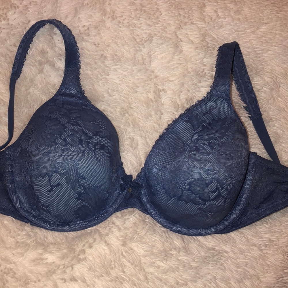 Blue lace Victoria Secret Wire Bra